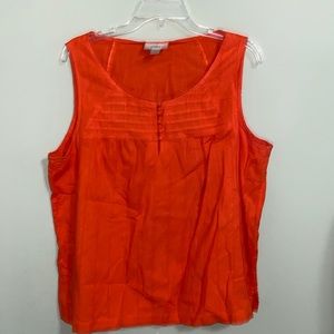 Loft orange tank top